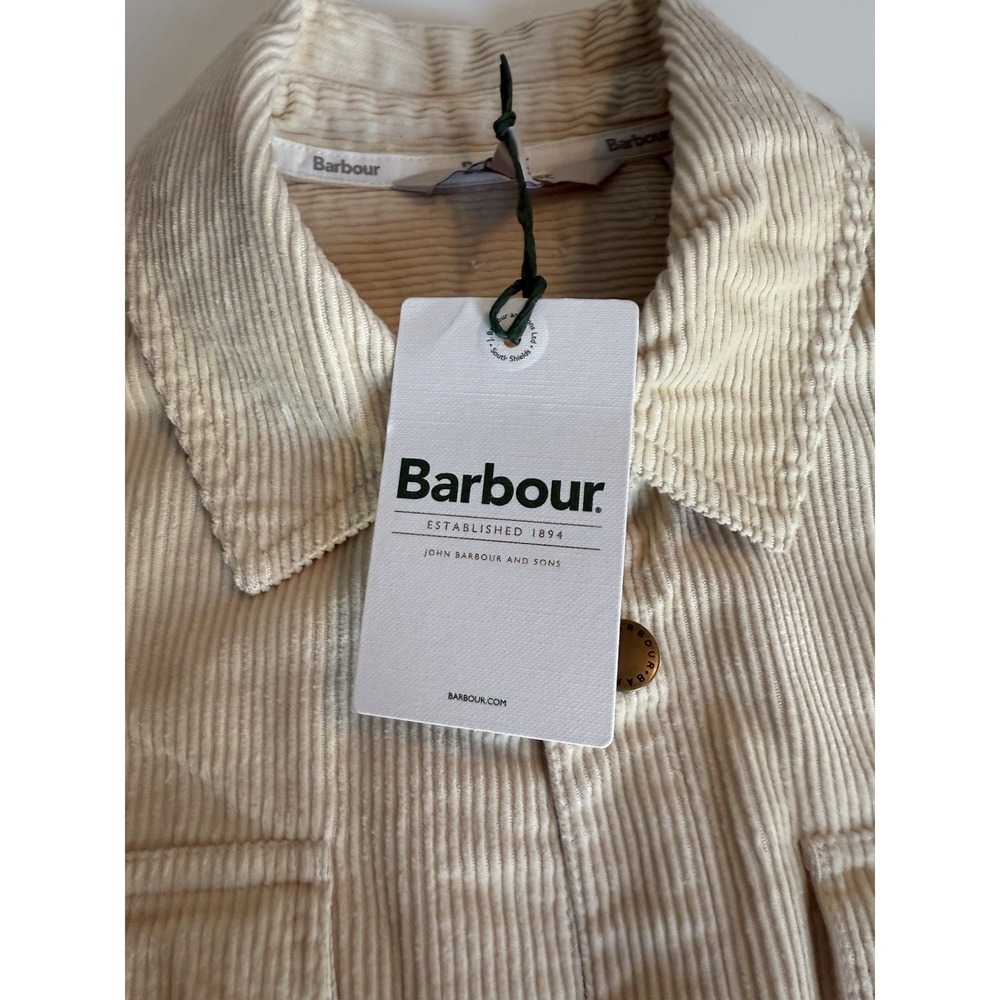 Barbour Women's Anya Corduroy Shirt/Jacket Sz 10 NWT - Picture 11 of 13